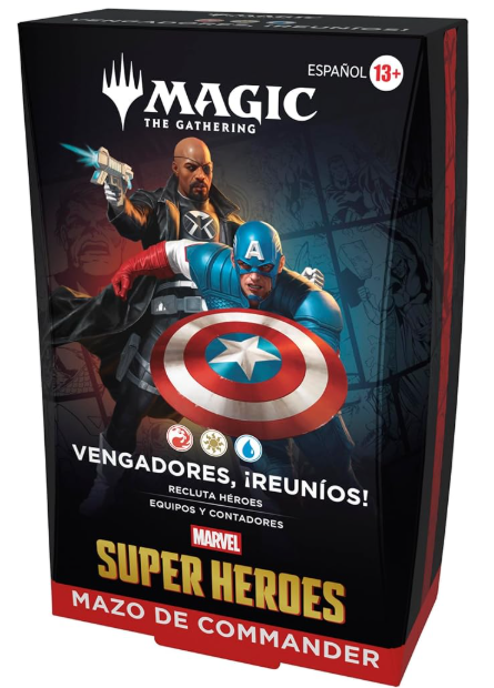 Magic The Gathering Marvel Super Heroes Mazo de Commander MTG