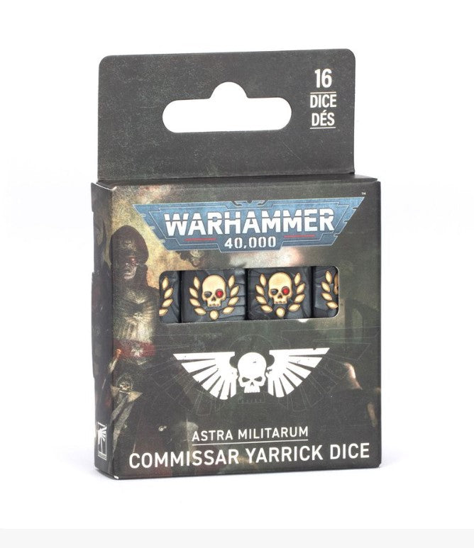 Dados Comisario Yarrick Warhammer 40k
