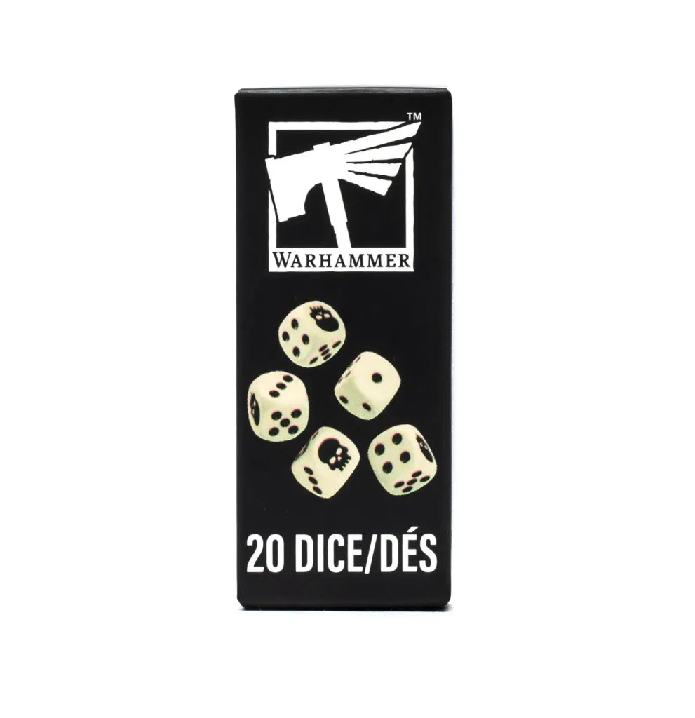 Warhammer – Set de 20 Dados | Pack de Dados para Wargames