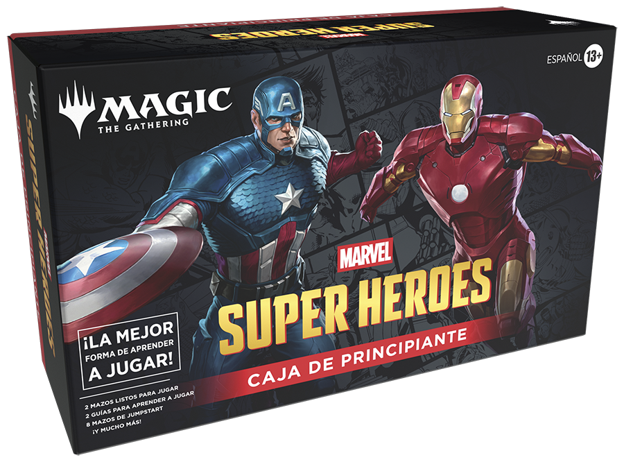 Magic: The Gathering Marvel Beginner Box | Kit Iniciación MTG 2 Jugadores Capitán América vs Iron Man