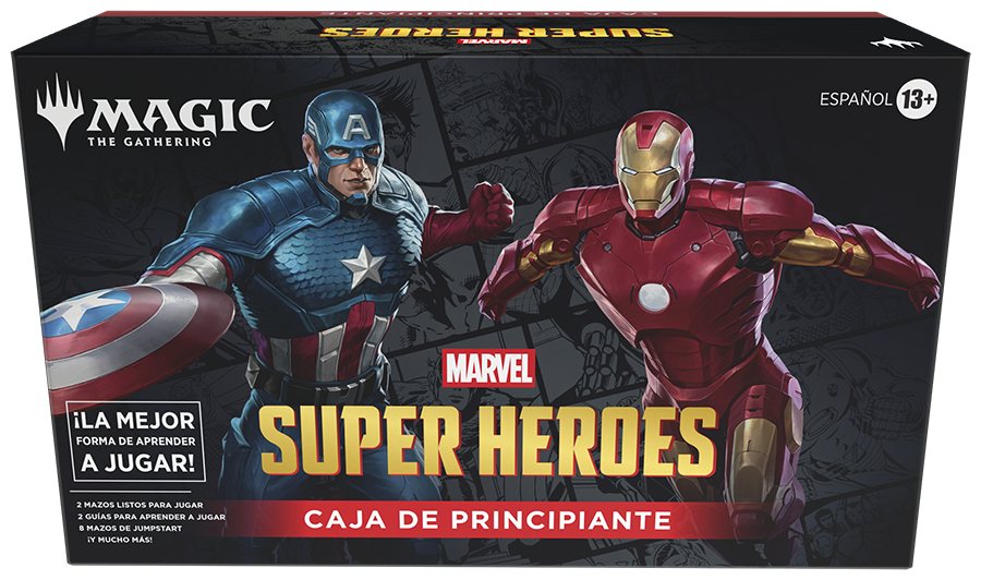 Magic: The Gathering Marvel Beginner Box | Kit Iniciación MTG 2 Jugadores Capitán América vs Iron Man