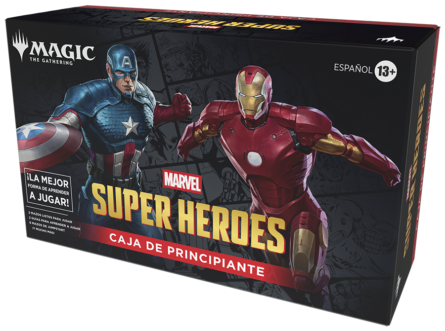 Magic: The Gathering Marvel Beginner Box | Kit Iniciación MTG 2 Jugadores Capitán América vs Iron Man